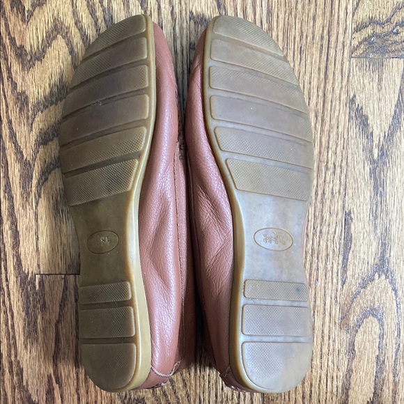 Brown leather Coach Opal loafer, size 7.5. Some wear on inner sole, good - Picture 8 of 15